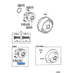 Hub & Bearing Assy,Rear Axle,Rh