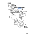 Toyota 4Runner FJ Cruiser Rear Wheel Hub Bearing Kit 42460-60010 Left or Right 2003-2022