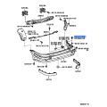 Rear Bumper Seal Bracket RH/LH - Toyota / Lexus