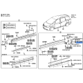 TOYOTA 76918-28070 MUDGUARD, QUARTER PANEL, LH