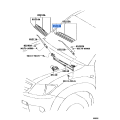 TOYOTA 85214-0D070 Wiper Blade Rubber