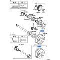 TOYOTA 42431-26141 Drum Sub-Assy, Rear Brake