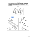 Toyota Front Anti Squeal Shim Kit 04945-28060