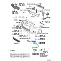 Front Bumper Center Pad - Toyota (52421-52020)