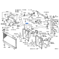 Right Radiator Cooling Fan Assembly with Shroud for Toyota Camry 1997-1998 L4 2.2L