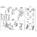 Toyota FRONT Disc Brake Pad Shim Kit 04945-48150