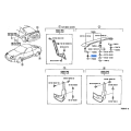 TOYOTA 76889-44020 Rear Spoiler Clip