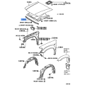 Toyota OEM Hood to Radiator Support Seal 53381-33070