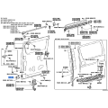 TOYOTA 69416-26020 STOPPER, SLIDE DOOR DOWN MALE