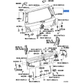 Stay Assembly Back Door Right Hand - Toyota Land Cruiser FJ40 Series
