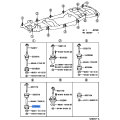 Toyota CUSHION SUB-ASSY, CAB MOUNTING, NO.4 LOWER 52208-60040