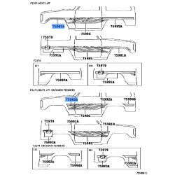 Sticker W/Over Fender