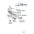 Toyota Front Bumper Stay, No. 2 LH 52146-28050
