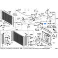 Genuine Toyota Upper Radiator Support Bracket 16533-22070 Corolla Matrix 2009-2013