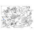 Carburetor Diaphragm Chamber - Toyota Hilux/4Runner Truck YN85 YN106 1988-1997