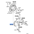 TOYOTA Genuine 46550-60070 Parking Brake Shoe Assembly