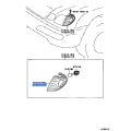 Toyota OEM Genuine LENS & BODY, CLEARANCE LAMP, LH 81621-60211