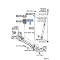 TOYOTA 48341-47010 Rear Spring Bumper No.1