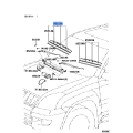 Toyota OEM Genuine Front Wiper Blade, RH 85212-60191