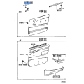 TOYOTA Front Door Lower Frame Bracket Garnish LH 67492-60020