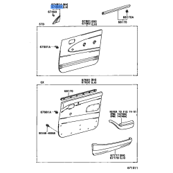 Garnish Fr Door Brake