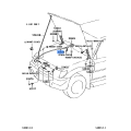 TOYOTA 53630-33140 Cable Assy, Hood Lock Control