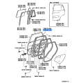 Stripe, Rear Door Outside, Lower LH - Toyota (75978-33020)