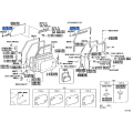 Toyota Genuine Front Door Glass Outer Weatherstrip Left Hand 68210-60020