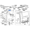 Left Slide Door Stopper - Toyota Hiace Commuter Grandia GL 2005-2019