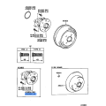 TOYOTA Hub & Bearing Assy, Rear Axle, Lh 42460-06060
