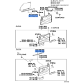 Toyota Genuine Front Door Glass Inner Weatherstrip Left Hand 68220-60010
