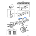 Toyota WASHER, CRANKSHAFT THRUST, UPPER 11791-36010