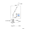 Manual Transmission Shift Lever Cup - Toyota 4Runner T100