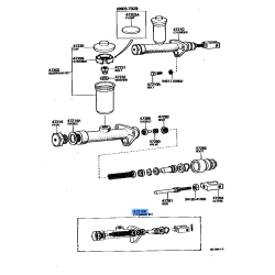 TOYOTA 04493-20100 Cylinder Kit, Brake Master