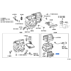 Motor Sub Assy Blower W/Fan