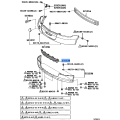 Grille, Radiator, Lower No.1 - Toyota (53112-02520)