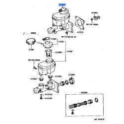 Brake Master Cylinder with Reservoir for Toyota 4Runner Pickup Landcruiser