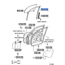 Door Run Rubber Fr Rh