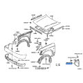 Front Mudguard - Toyota Hilux LN145 1998-2005