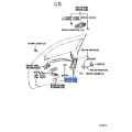 Front Door Lock Assembly - Toyota (69030-30880) - Right Side