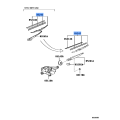 TOYOTA OEM FACTORY REAR WIPER BLADE