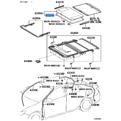 Weatherstrip,Sliding Roof