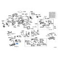Instrument Panel Under Cover Sub-Assembly - Toyota 55606-60080