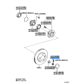 Toyota Front Wheel Adjusting Lock Cap RH/LH 43525-60010