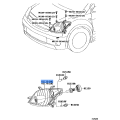 Halogen Headlight Assembly - Toyota (Right Passenger Side)