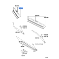 OEM Toyota Rubber Wiper Blade Insert RH