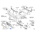 TOYOTA 52412-60050 Guard Front Bumper No.2