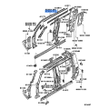 TOYOTA 62382-89102 Weatherstrip, Roof Side