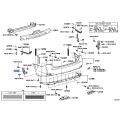 Rear Left Bumper Side Support, Lexus GS F / GS200t / GS300 / GS350