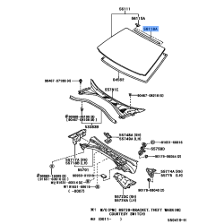 Dam Windshield 35050